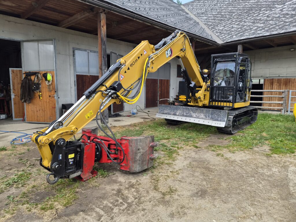 Cat 309 CR High Flow mit Woody 40